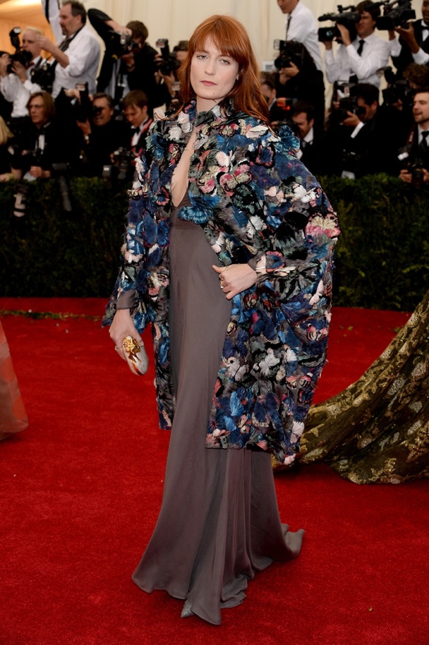 Florence Welch en alta costura de Valentino.
